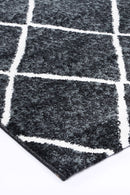 Windjana Diamond Charcoal Rug 80x150cm