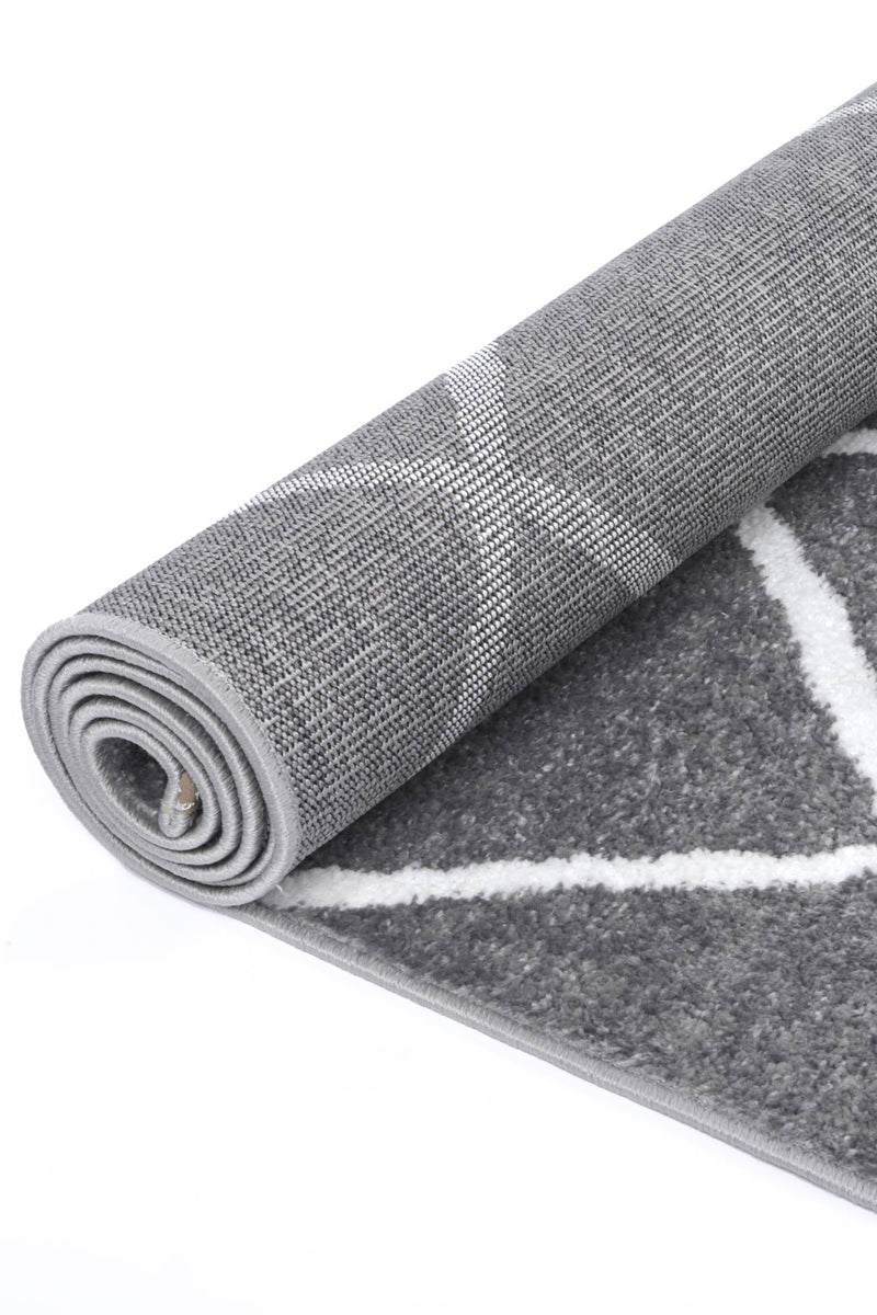 Windjana Diamond Grey Rug 80x150cm