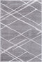 Windjana Abstract Stripe Grey Rug 80x150cm