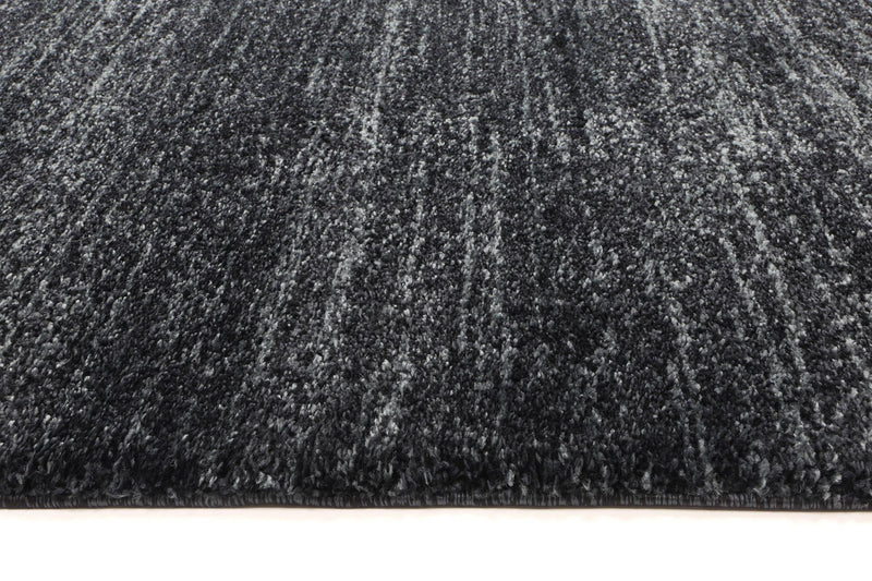 Zarin Solid Anthracite Modern Rug 160x230 cm