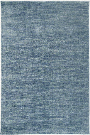 Zarin Solid Blue Modern Rug 80x300 cm