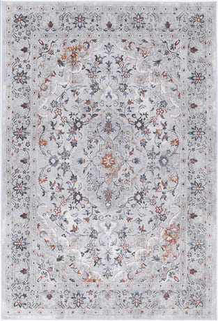 Isaiah Multi Grey Floral Traditional Rug 120x170cm