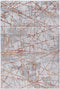 Isaiah Geometric Rust Rug 120x170cm