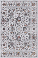 Isaiah Dark Grey Floral Rug 120x170cm