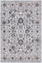 Isaiah Dark Grey Floral Rug 120x170cm