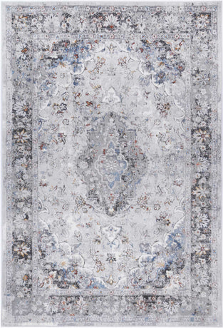 Isaiah Grey Multi Floral Traditional Rug 120x170cm