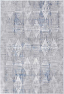 Isaiah Grey Blue Diamond Rug 120x170cm