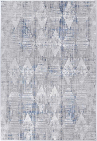 Isaiah Grey Blue Diamond Rug 120x170cm