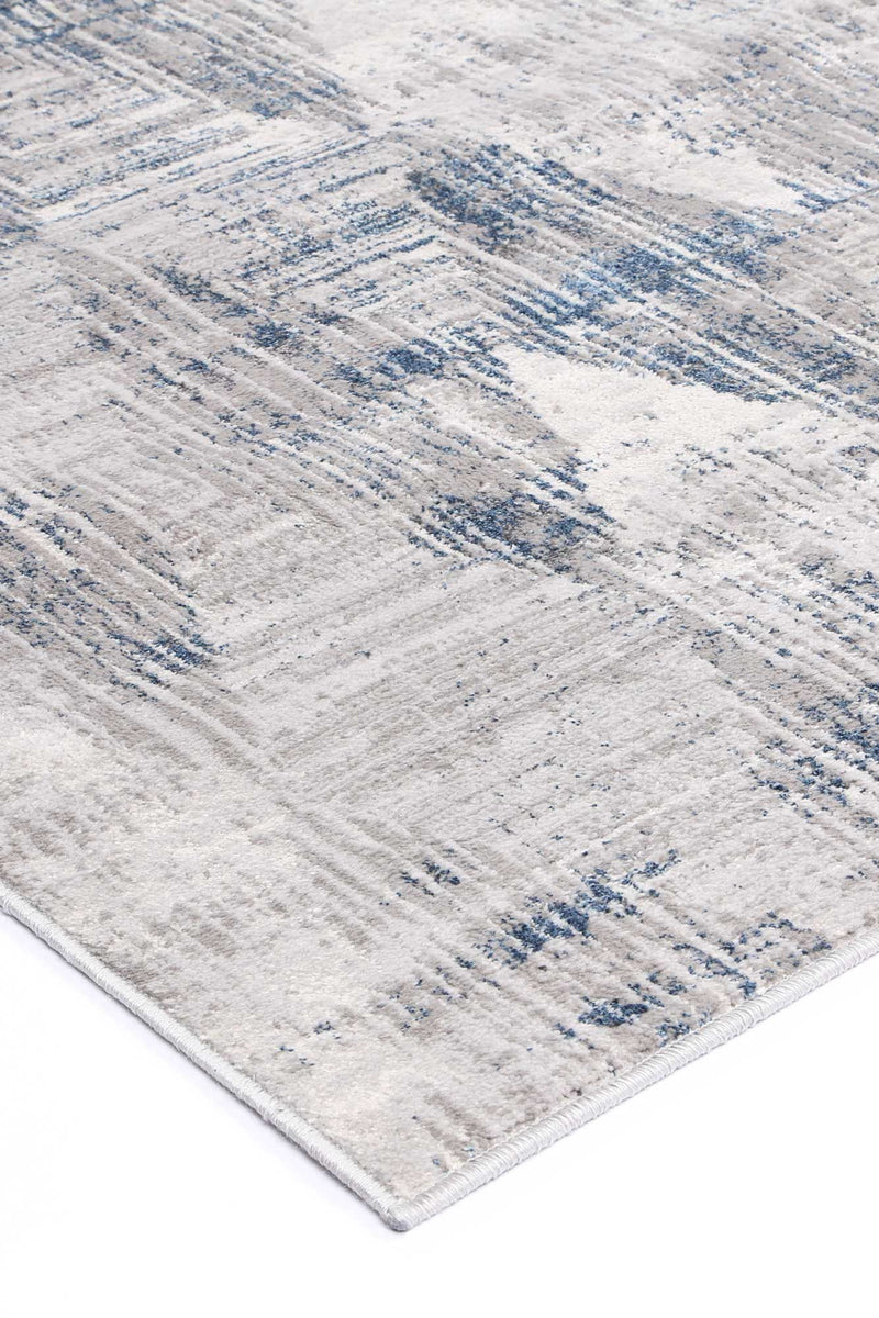 Isaiah Grey Blue Diamond Rug 120x170cm