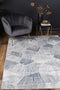 Isaiah Grey Blue Tiled Geometric Rug 120x170cm