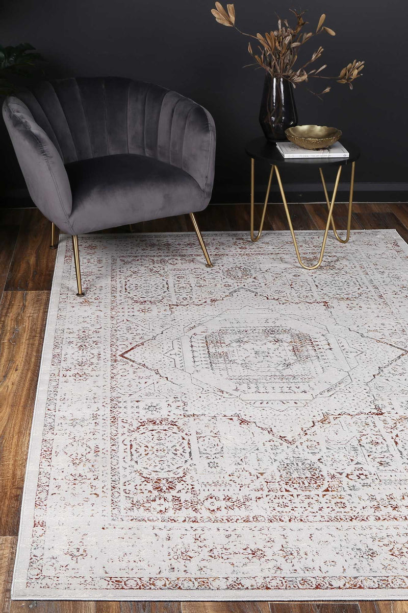 Isaiah Rust Traditional Rug 120x170cm