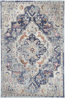 Alexander Transitional Navy Multi Rug 160x230 cm