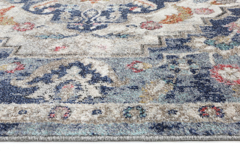 Alexander Transitional Navy Multi Rug 160x230 cm