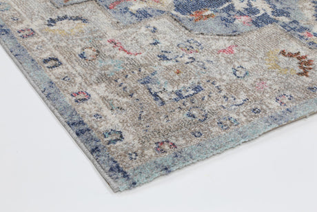 Alexander Transitional Navy Multi Rug 160x230 cm