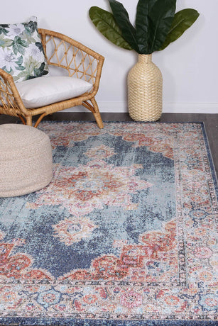 Brentwood Transitional Navy Rug 160x230 cm