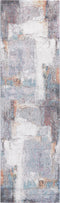 Aveza Abstract Grey Rug 160x160cm