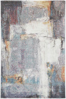 Aveza Abstract Grey Rug 160x160cm