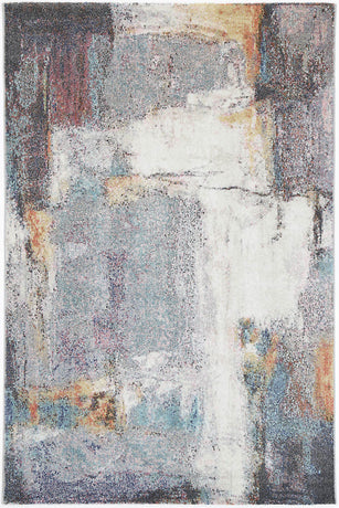 Aveza Abstract Grey Rug 160x160cm