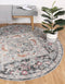 Alexander Transitional Grey Rug 160x160cm