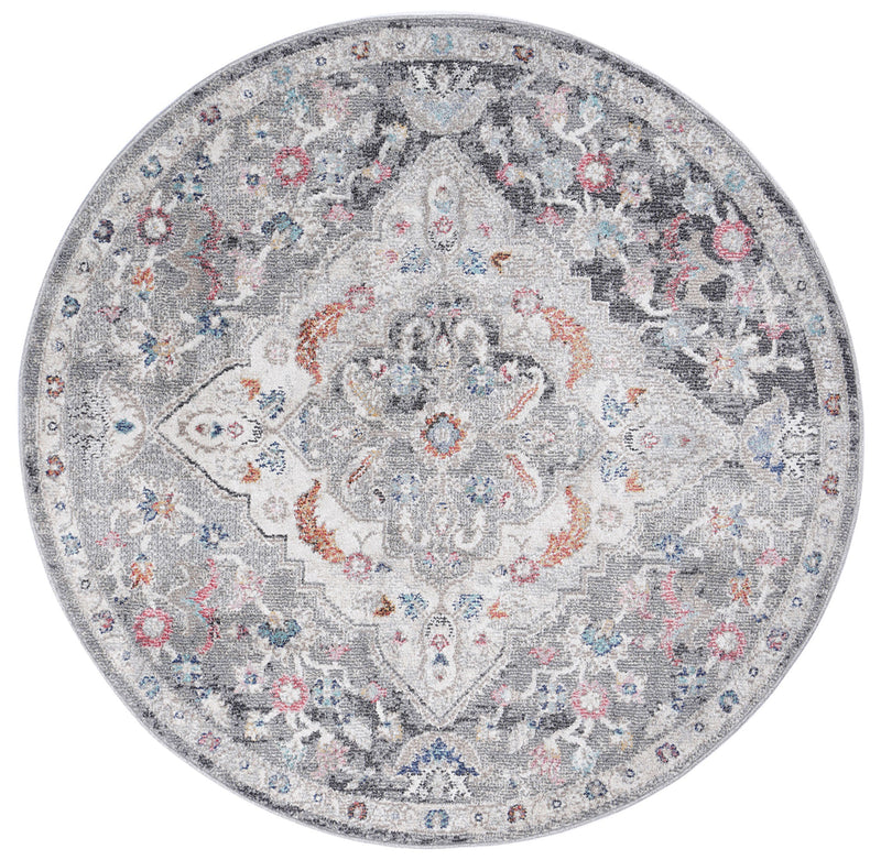 Alexander Transitional Grey Rug 160x160cm