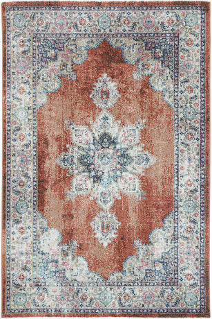 Brentwood Transitional Rust Rug 160x160cm