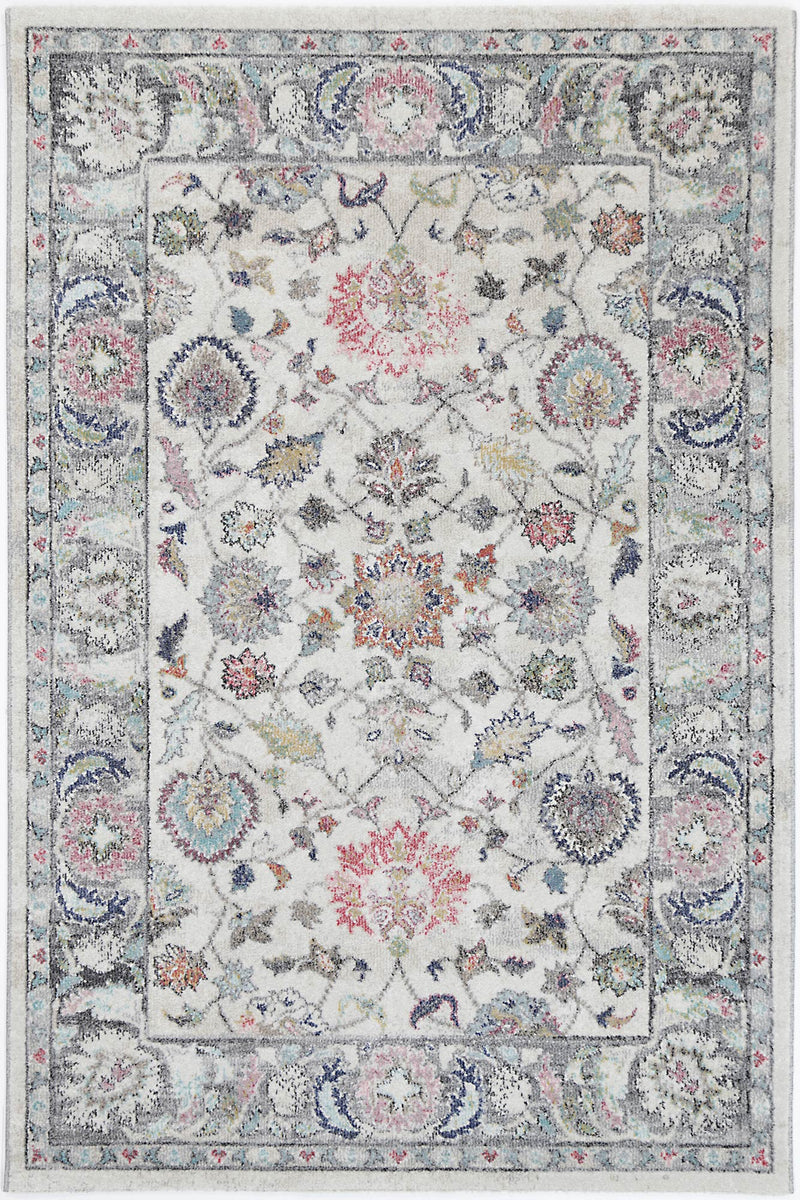 Crystal Transitional Cream Rug 160x160cm