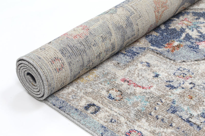 Alexander Transitional Navy Multi Rug 200x290 cm