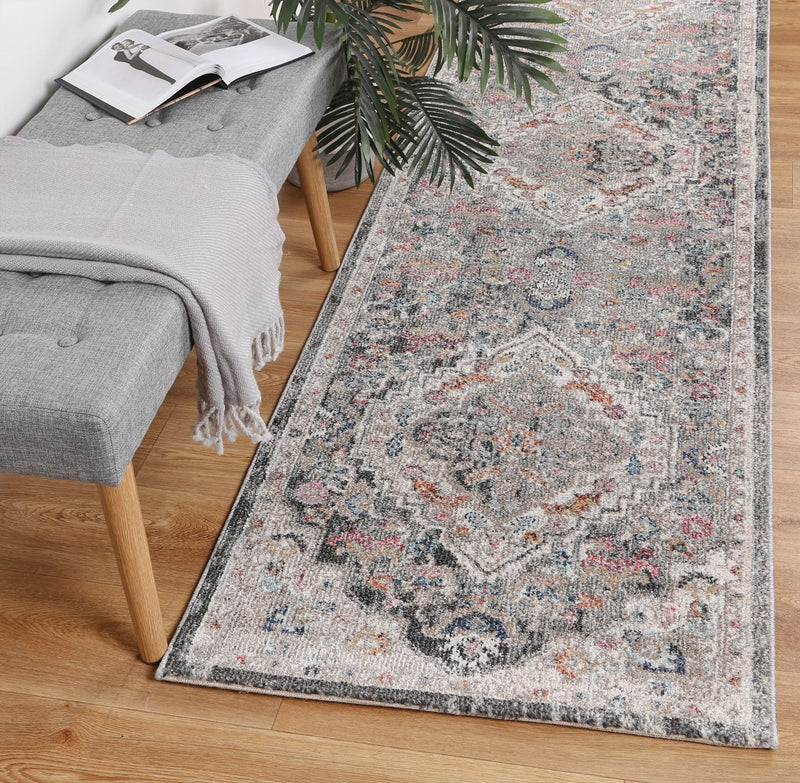 Alexander Transitional Grey Rug 200x290 cm