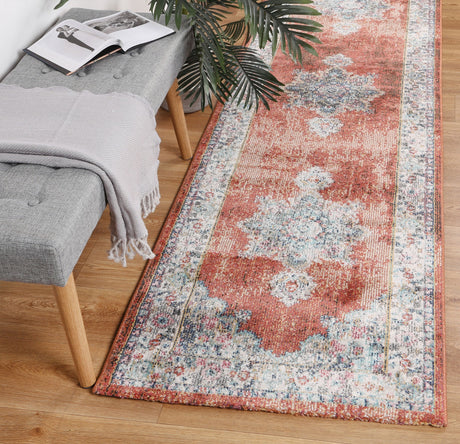 Brentwood Transitional Rust Rug 200x200cm