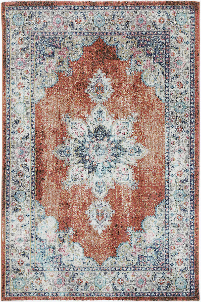 Brentwood Transitional Rust Rug 200x200cm