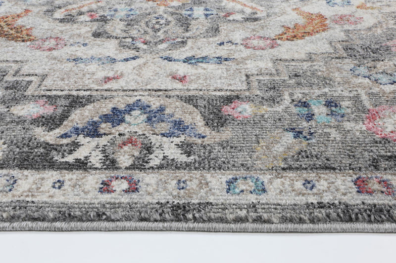 Alexander Transitional Grey Rug 200x200cm