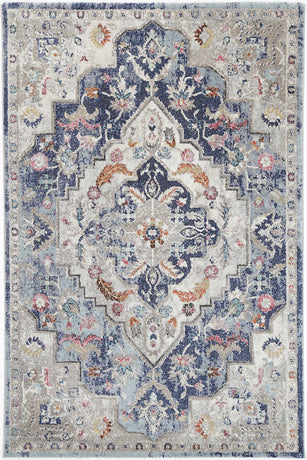 Alexander Transitional Navy Multi Rug 240x330 cm