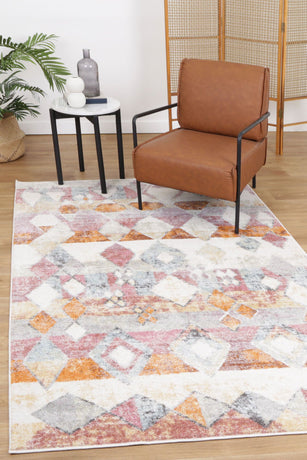 Windsor Tiled Multi Rug 160x230cm