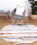 Windsor Modern Multi Round Rug 160x160cm