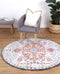 Windsor Vintage Multi Round Rug 160x160cm