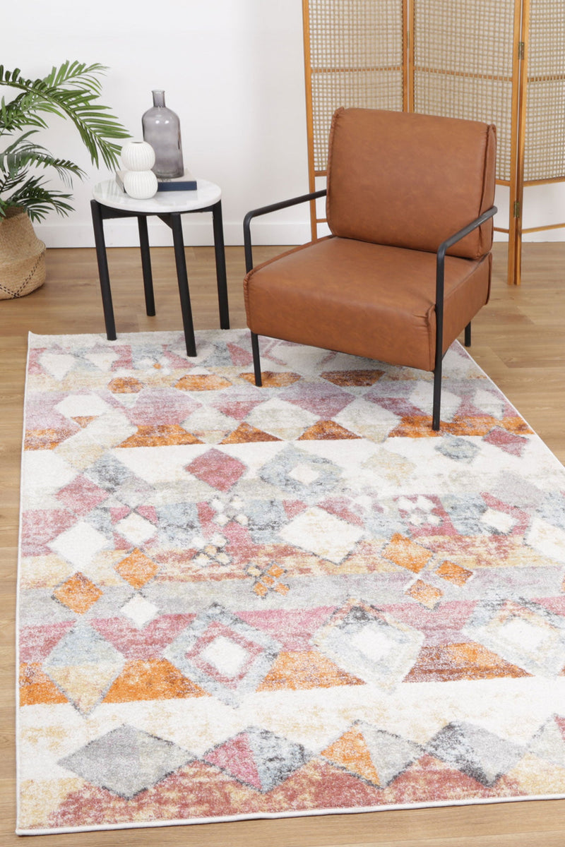 Windsor Tiled Multi Rug 200x290cm