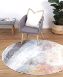 Windsor Water Art Multi Round Rug 200x200cm