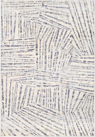 Palermo Vallo Grey Blue Rug 240x330cm