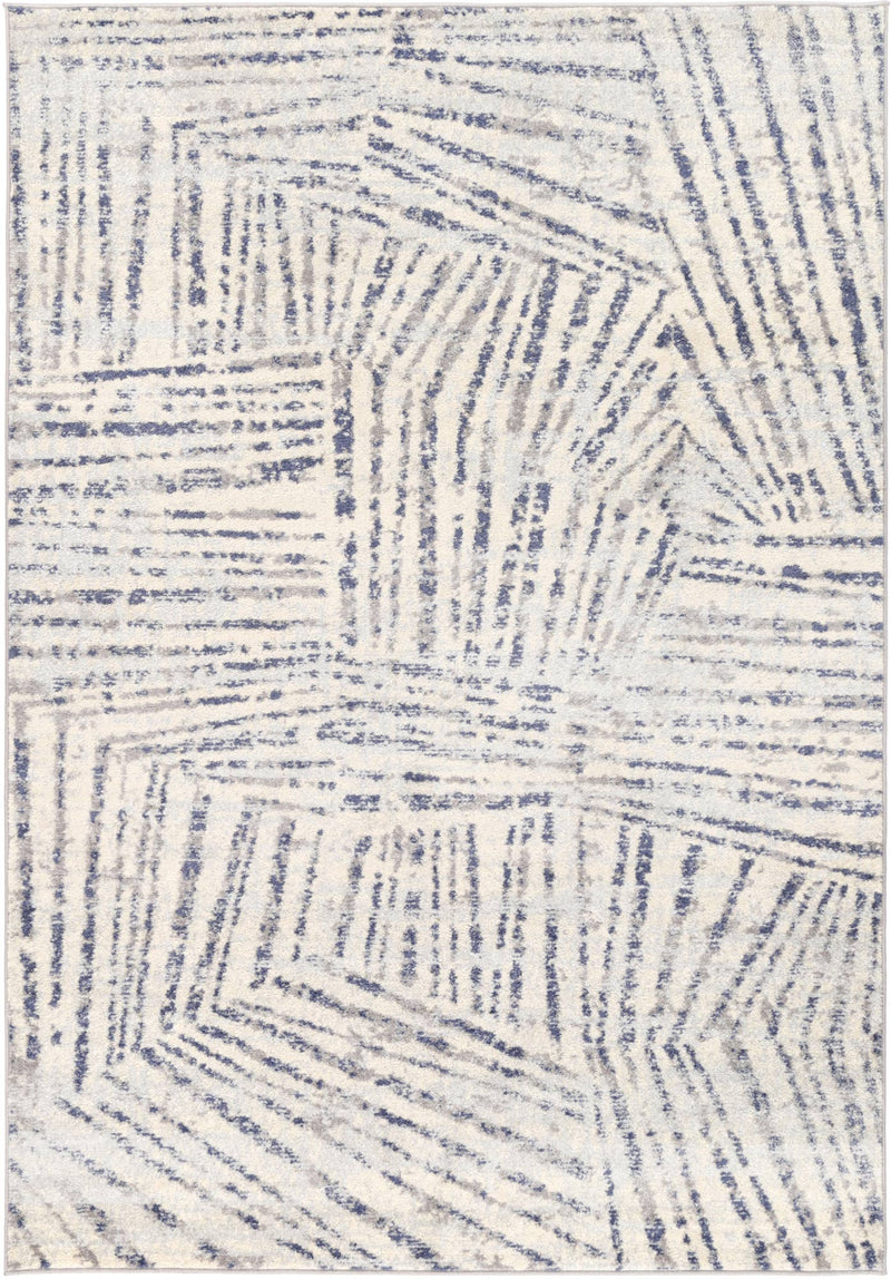 Palermo Vallo Grey Blue Rug 240x330cm