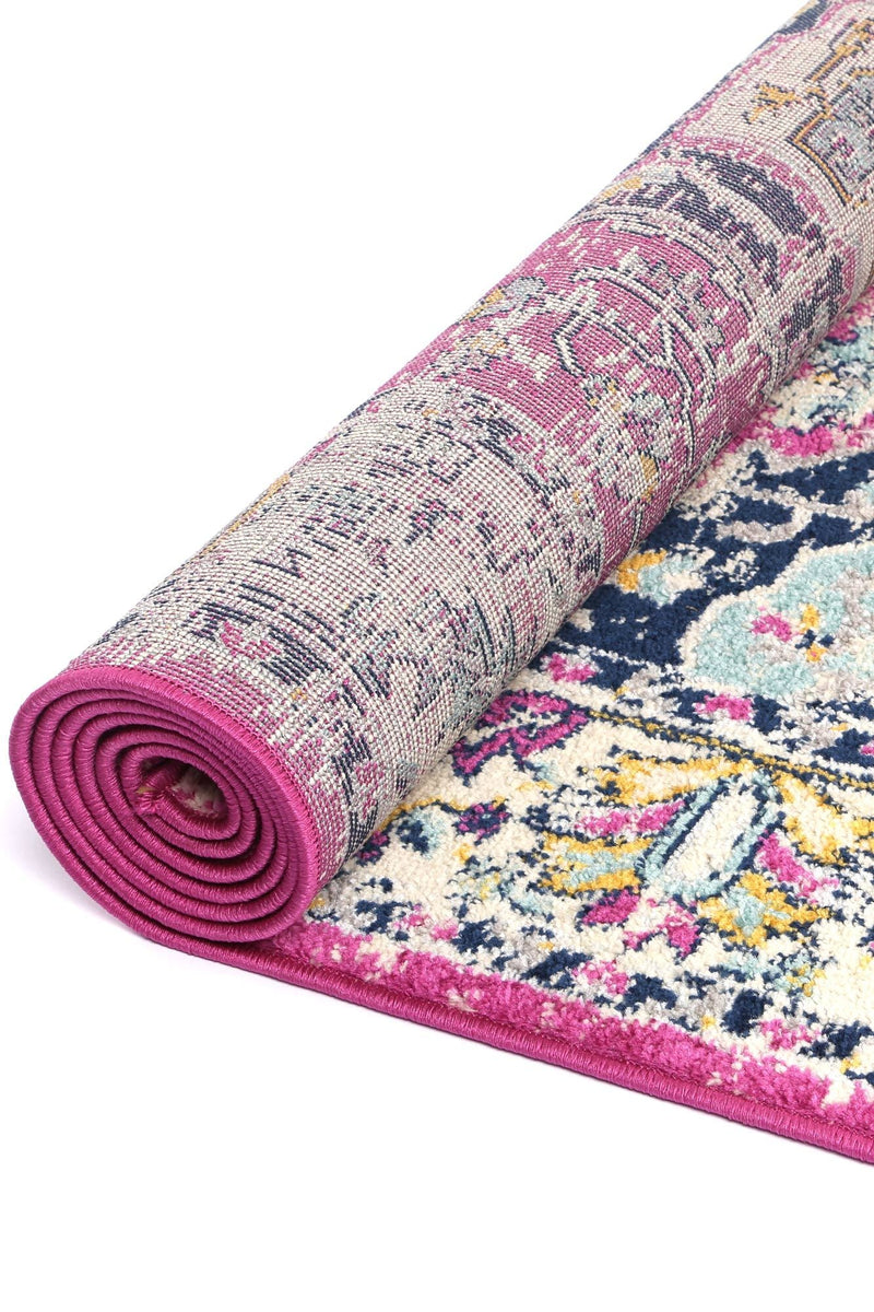 Palermo Turin Pink Rug 80x300cm