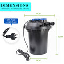 Dynamic Power Aquarium Garden UV Light Pond Filter Set 10000L/H