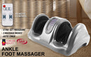 Forever Beauty Silver Foot Massager Shiatsu Ankle Kneading Remote