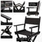 La Bella Black Folding Tall Chair DARK HUMOR Movie Director 75cm