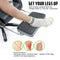 La Bella Grey Gaming Office Chair Epic Ergonomic Racing Footrest