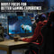 La Bella Red Gaming Office Chair Epic Ergonomic Racing Footrest