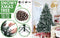 Home Ready 6Ft 180cm 930 tips Green Snowy Christmas Tree Xmas Pine Cones