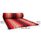 Day bed Roll Out Mattress XL Large Foldout Mat relaxation day bed camping or Yoga Matt Natural Kapok Filled RED