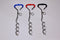 YES4PETS 2 X Pet Dog Puppy Chrome Plated Corkscrew Spiral Tie Out Stake