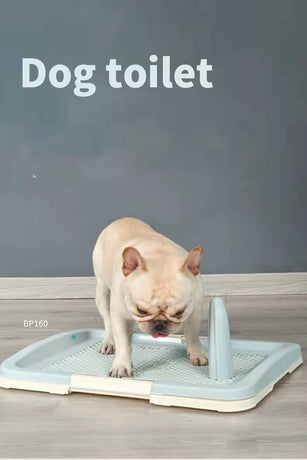 Large Portable Dog Potty Training Tray Pet Puppy Toilet Trays Loo Pad Mat Blue