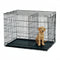 YES4PETS 30' Collapsible Metal Dog Rabbit Crate Cage Cat Carrier With Divider